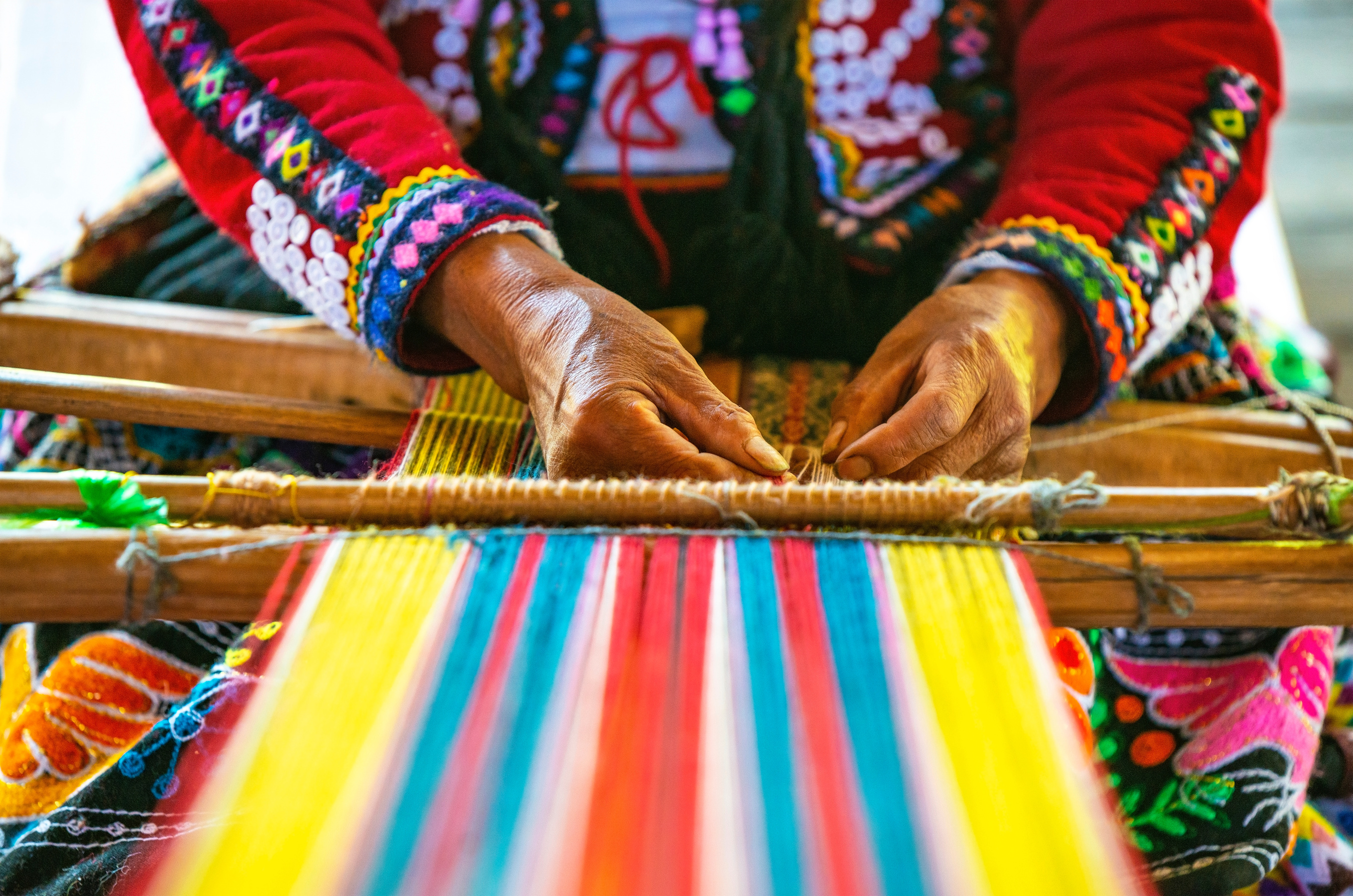 Indigenous Textile Weaving, Cusco, Peru